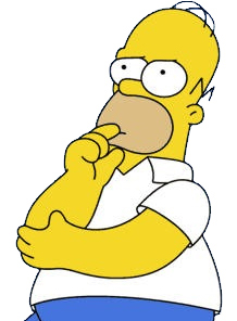 homer thinking